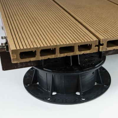 Decolandia Pardoseala exterior compozit (deck WPC) culoare teak D-TWPC 2900x150x25 mm - Deck compozit pentru placari
