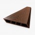 Placa gard WPC forma romb 3D culoare Maro Dimensiune 120x4000mm Grosime 20 5mm Placa gard WPC