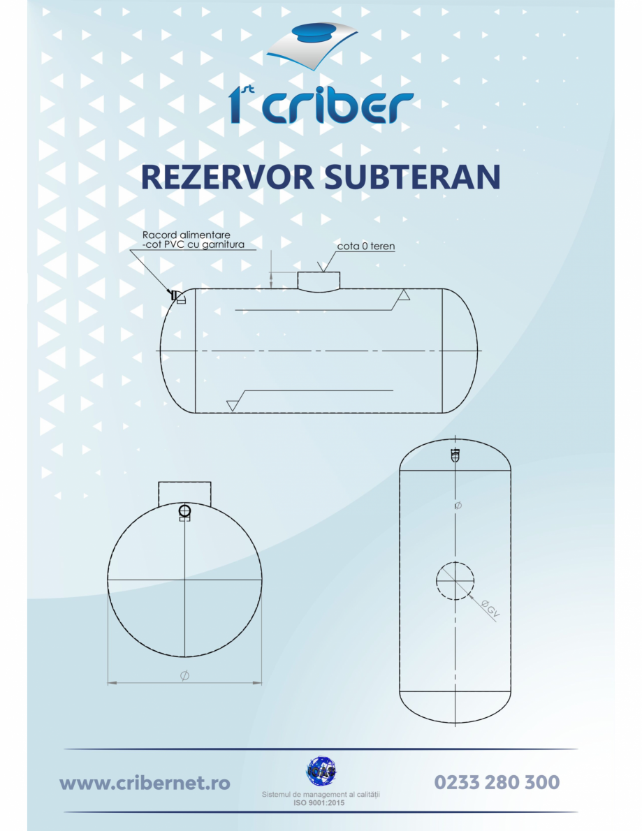 Pagina 1-CAD-PDF Rezervor subteran CRIBER Detaliu de produs Rezervoare subterane 