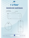 Rezervor subteran CRIBER - Rezervoare subterane