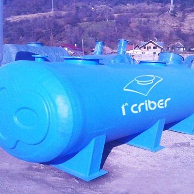 CRIBER Rezervoare eliptice fibra - Rezervoare subterane si supraterane din fibra de sticla CRIBER