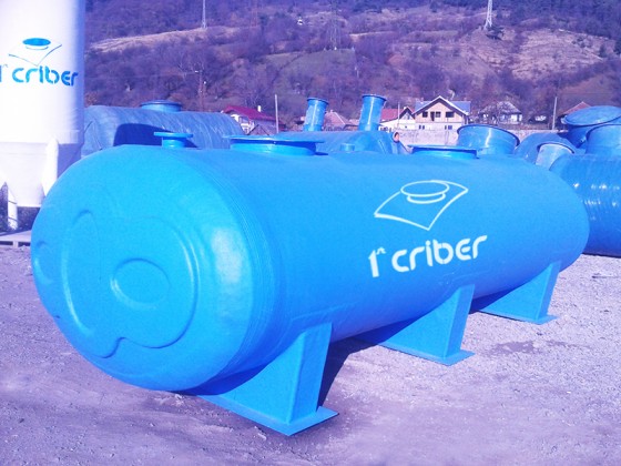 CRIBER Rezervoare eliptice fibra - Rezervoare subterane si supraterane din fibra de sticla CRIBER