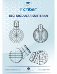Beci modular subteran CRIBER - 1st Criber