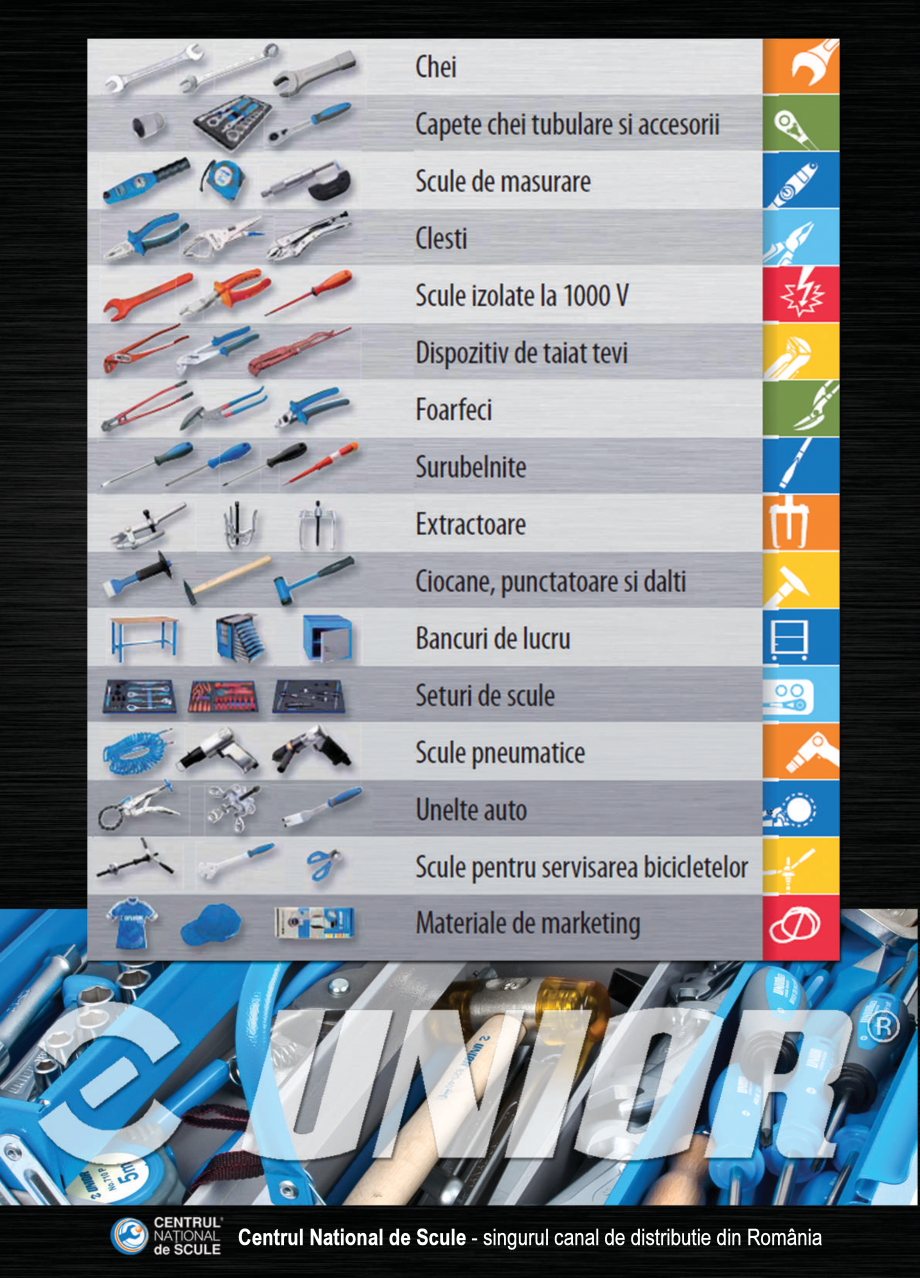 Pagina 2-Branduri Unior Tepid 2015  Catalog, brosura Romana bustibili si gaz • Distilarii

Burghie pentru...