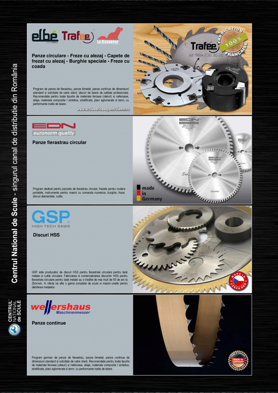 Pagina 8-Branduri Unior Tepid 2015  Catalog, brosura Romana tru
portelan, carote, panze diamantate pentru...