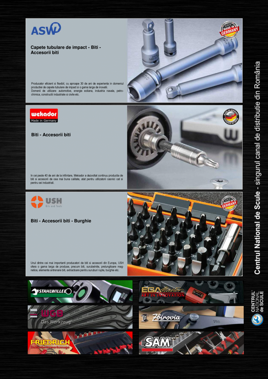 Pagina 11-Branduri Unior Tepid 2015  Catalog, brosura Romana gram german de panze de fierastrau, panze bimetal...