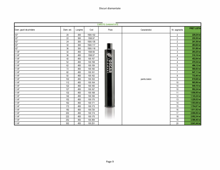 Pagina 9-Discuri diamantate Stayer de la Unior Tepid  Catalog, brosura Romana SC ABRAZIV pt. slefuirea...