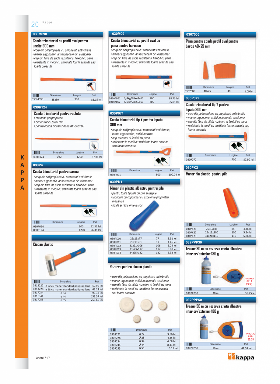 Pagina 3-Program KAPPA de la Unior Tepid - Nivele profesionale  Catalog, brosura Romana aner ergonomic,...