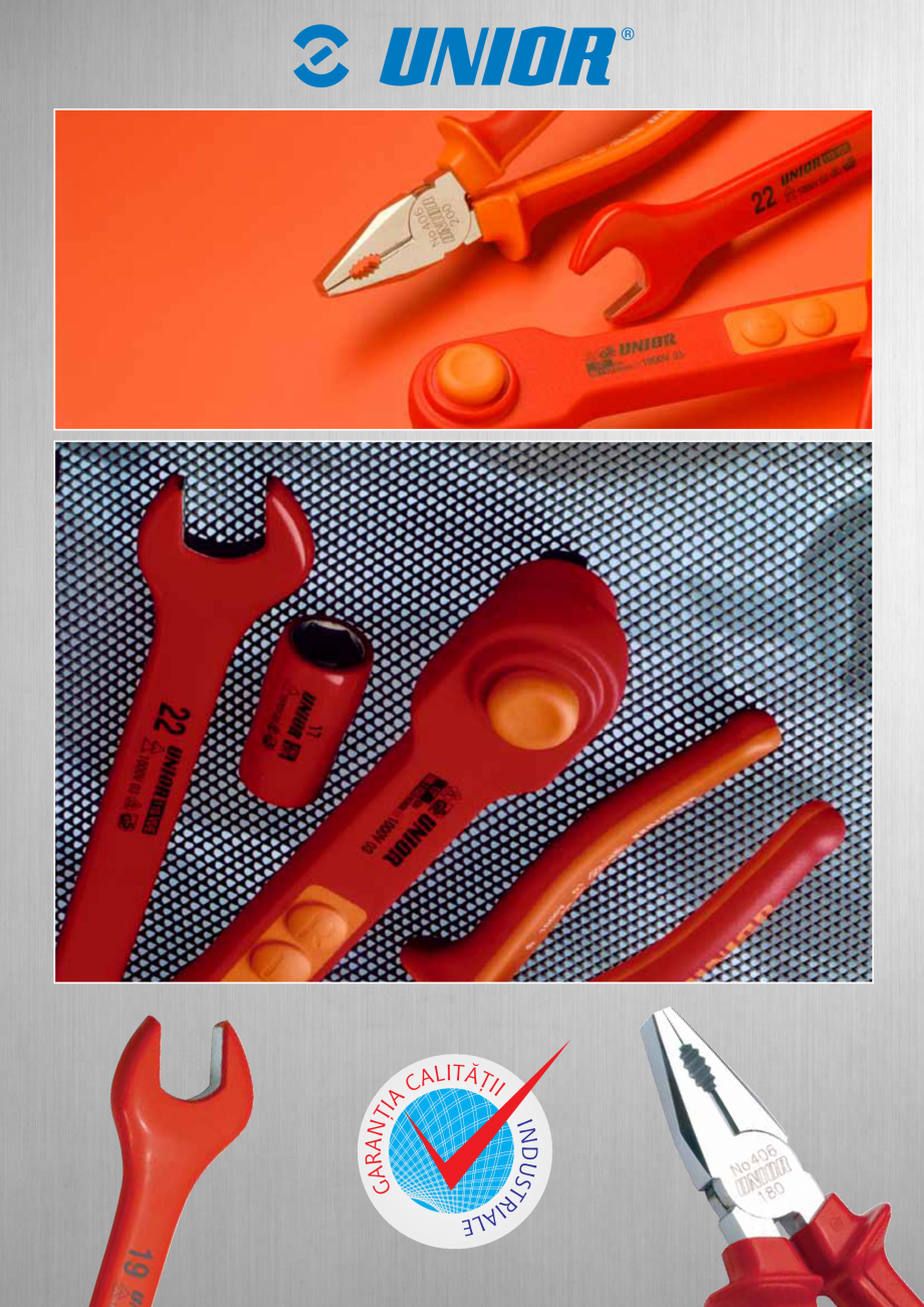 Pagina 47-Scule izolate la 1000V de la Unior Tepid  Catalog, brosura Romana lnite		
izolate VDE

617655

10
...