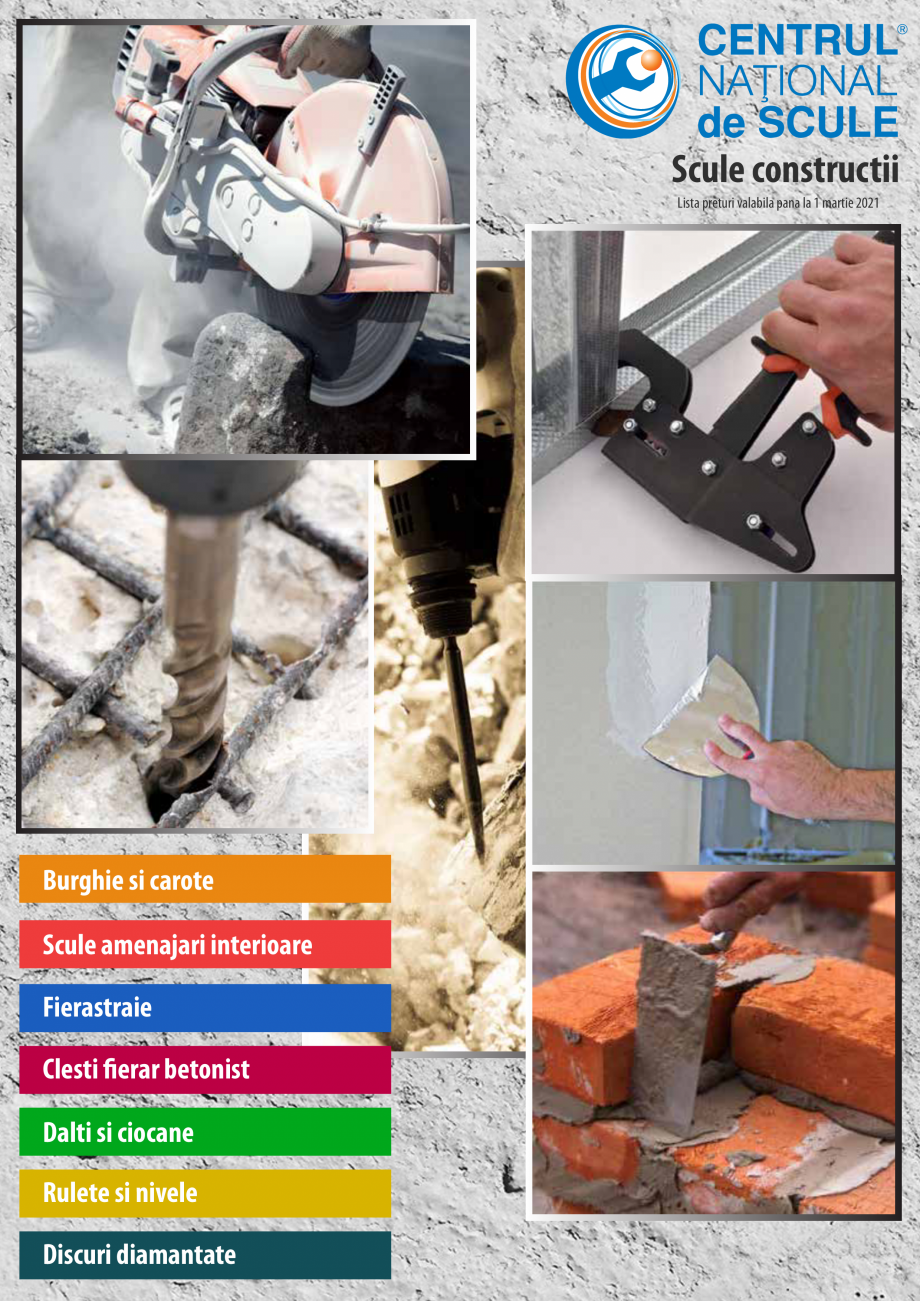 Pagina 1-Catalog CNS INDUSTRIAL 2018-2021 - Scule constructii  Catalog, brosura Romana Scule constructii...