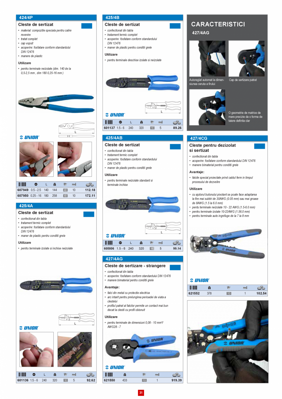 Pagina 31 - Catalog CNS INDUSTRIAL 2018-2021 - Scule electricieni  Catalog, brosura Romana zitie...