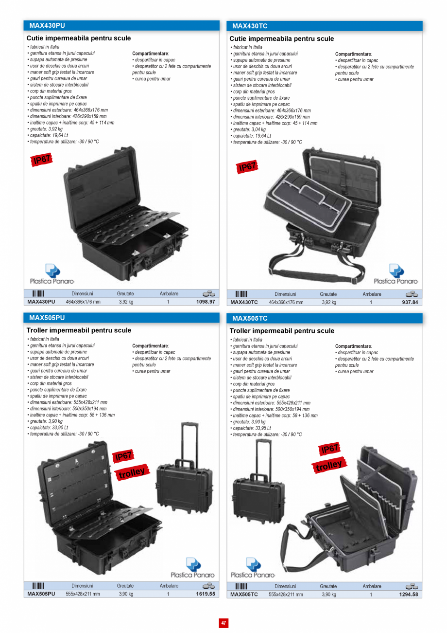Pagina 47 - Catalog CNS INDUSTRIAL 2018-2021 - Scule electricieni  Catalog, brosura Romana 

L
...
