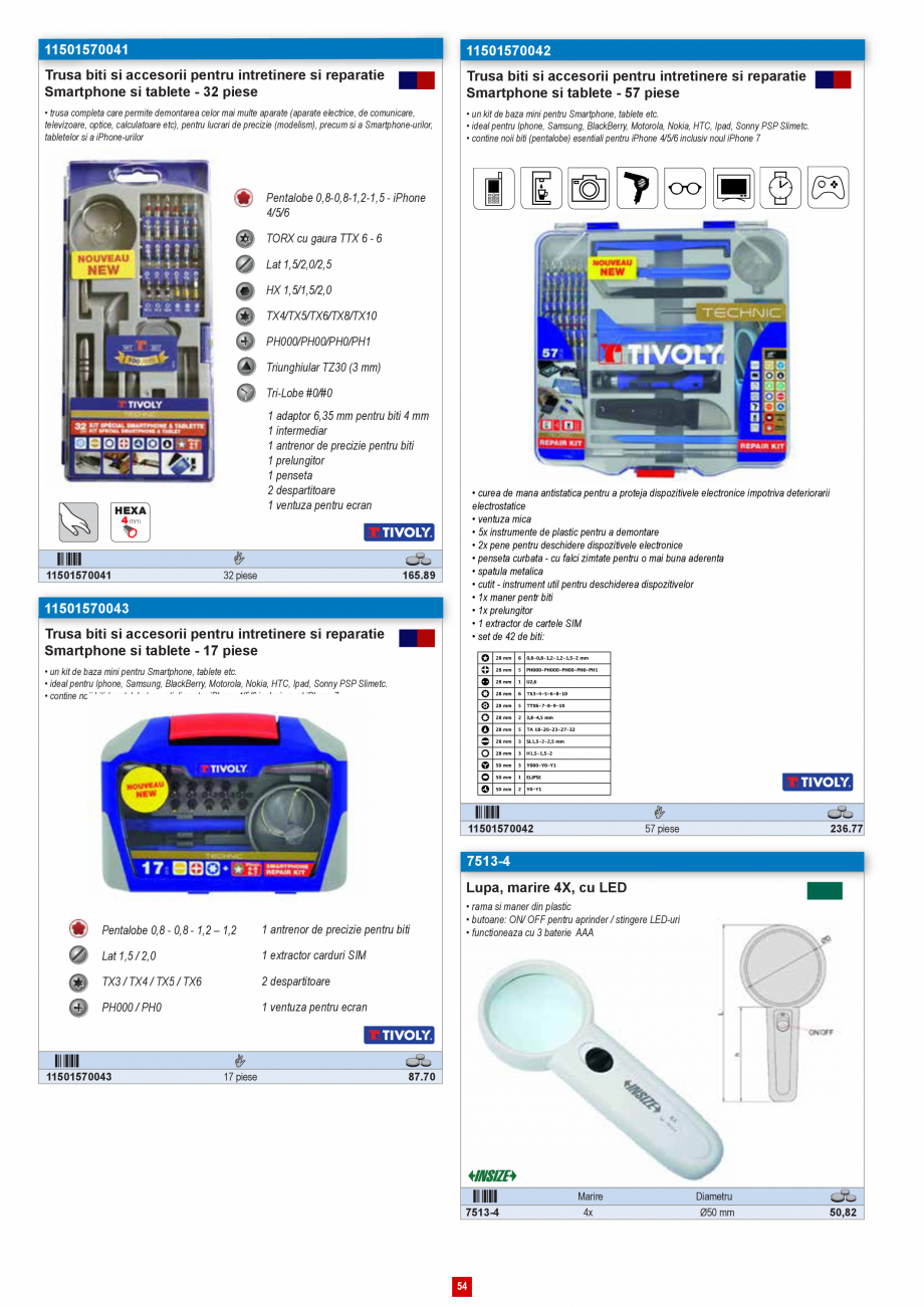 Pagina 54 - Catalog CNS INDUSTRIAL 2018-2021 - Scule electricieni  Catalog, brosura Romana 1000 V
...