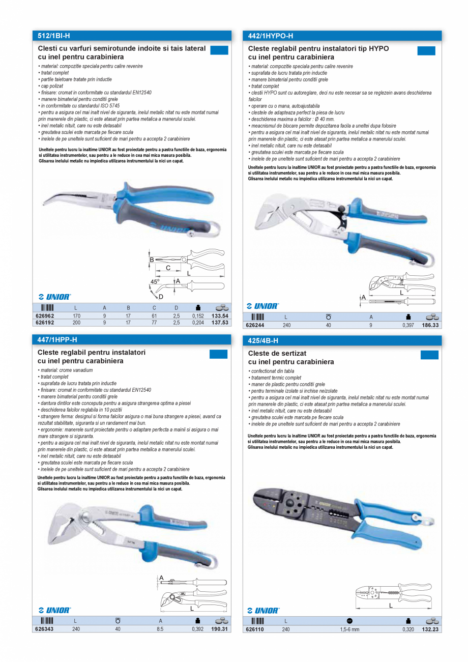 Pagina 16-Catalog CNS INDUSTRIAL 2018-2021 - Scule pentru lucru la inaltime  Catalog, brosura Romana 
• cap ...