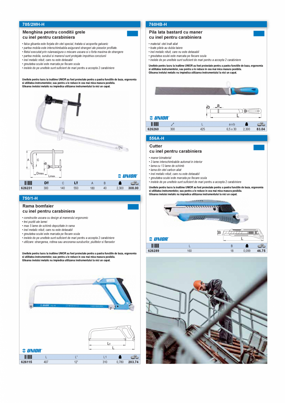 Pagina 22-Catalog CNS INDUSTRIAL 2018-2021 - Scule pentru lucru la inaltime  Catalog, brosura Romana de baza, ...