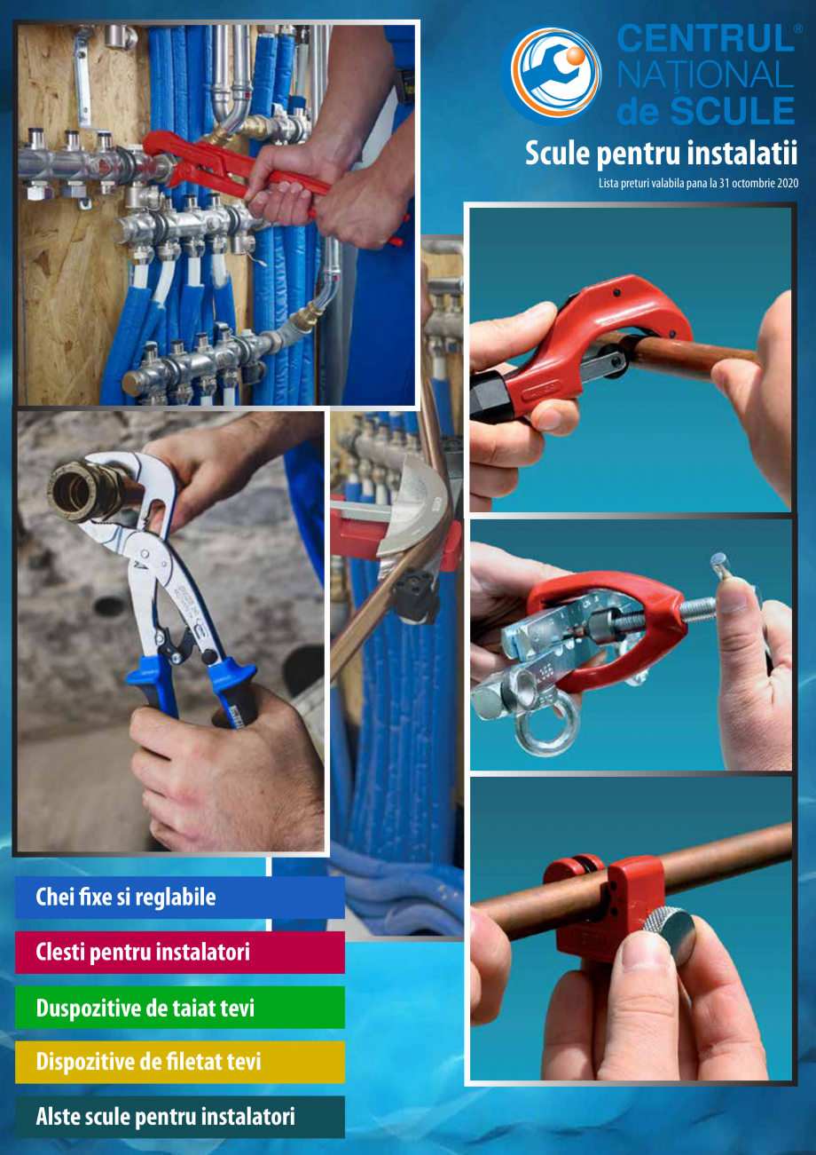 Pagina 1-Catalog CNS INDUSTRIAL 2018-2020 Scule instalatori  Catalog, brosura Romana Scule pentru instalatii
...