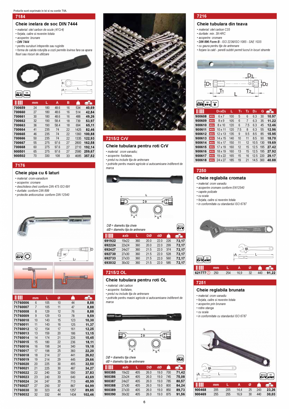 Pagina 5-KRONUS - Lista preturi scule 2020  Catalog, brosura Romana 32

50 x 55

692730

900618

616257

27 x...