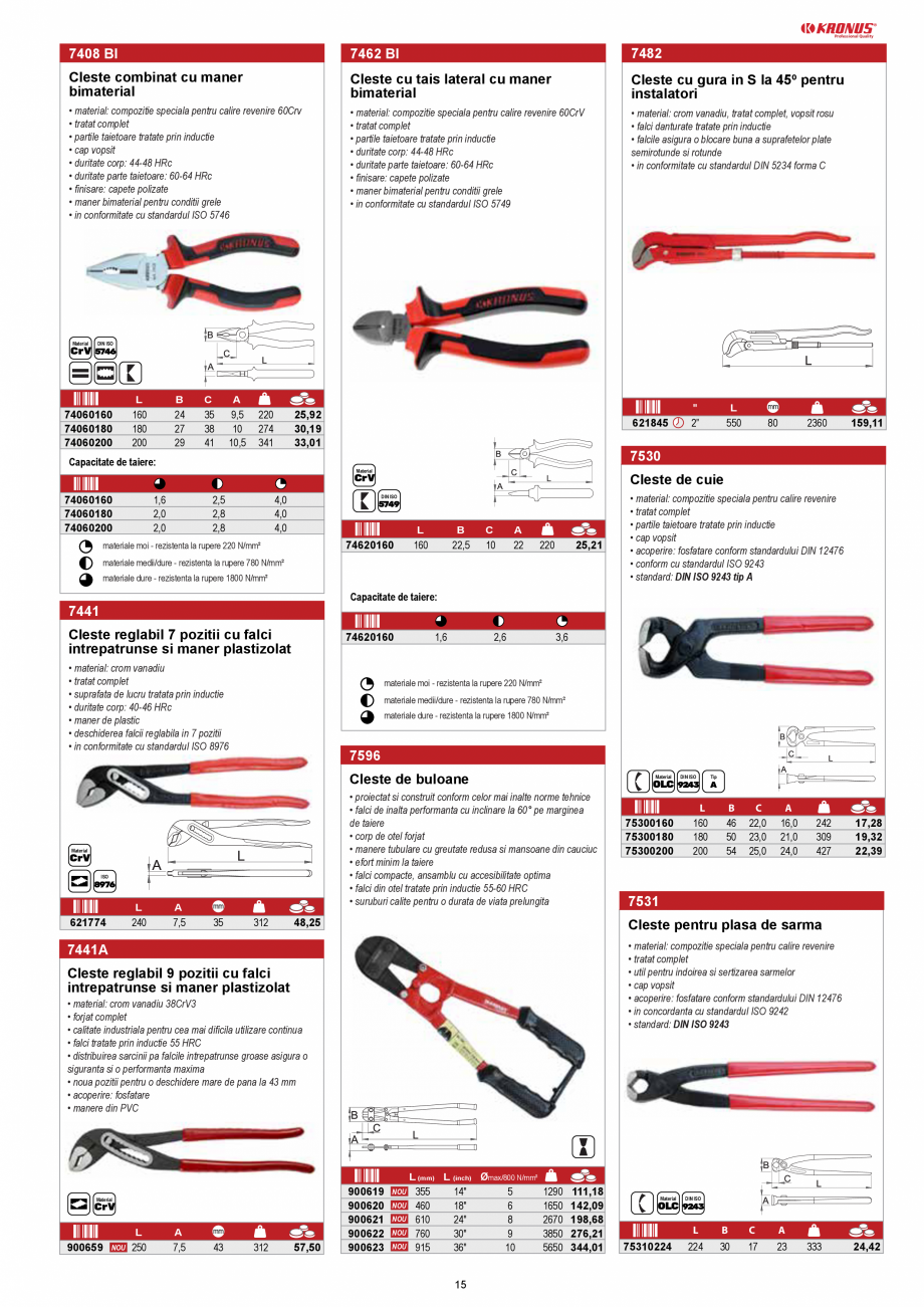 Pagina 14-KRONUS - Lista preturi scule 2020  Catalog, brosura Romana 2, 13, 14, 15, 16, 17, 18, 19, 20, 21,...