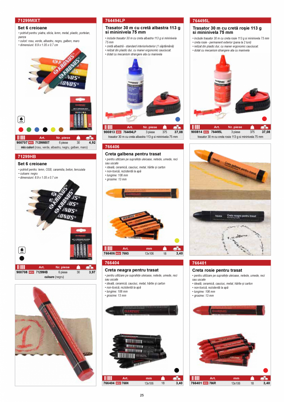 Pagina 25-KRONUS - Lista preturi scule 2020  Catalog, brosura Romana l ISO 3316

• material: crom
v anadiu...