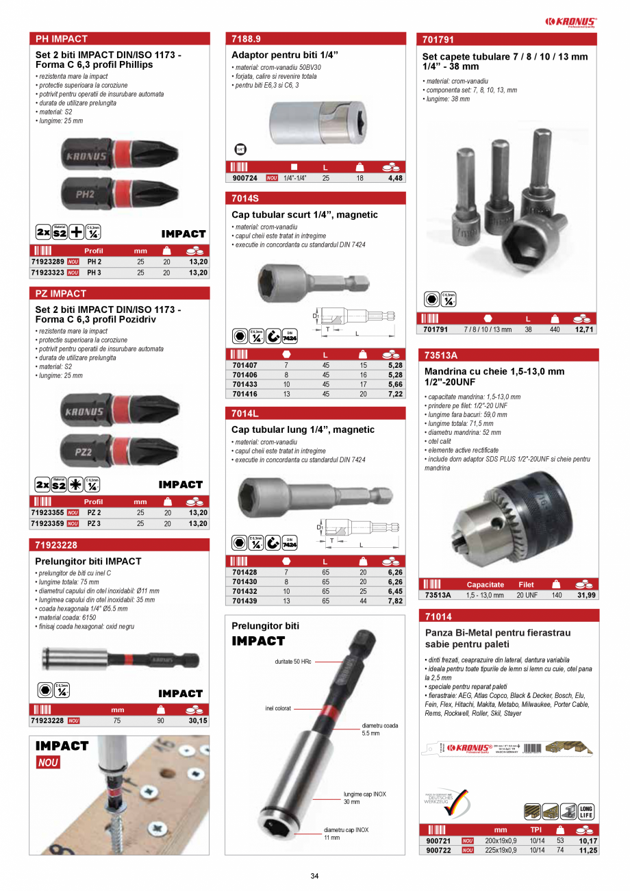 Pagina 34-KRONUS - Lista preturi scule 2020  Catalog, brosura Romana 6
7
8
8
10
10
10
10
12

19
20
22
22
23
23...