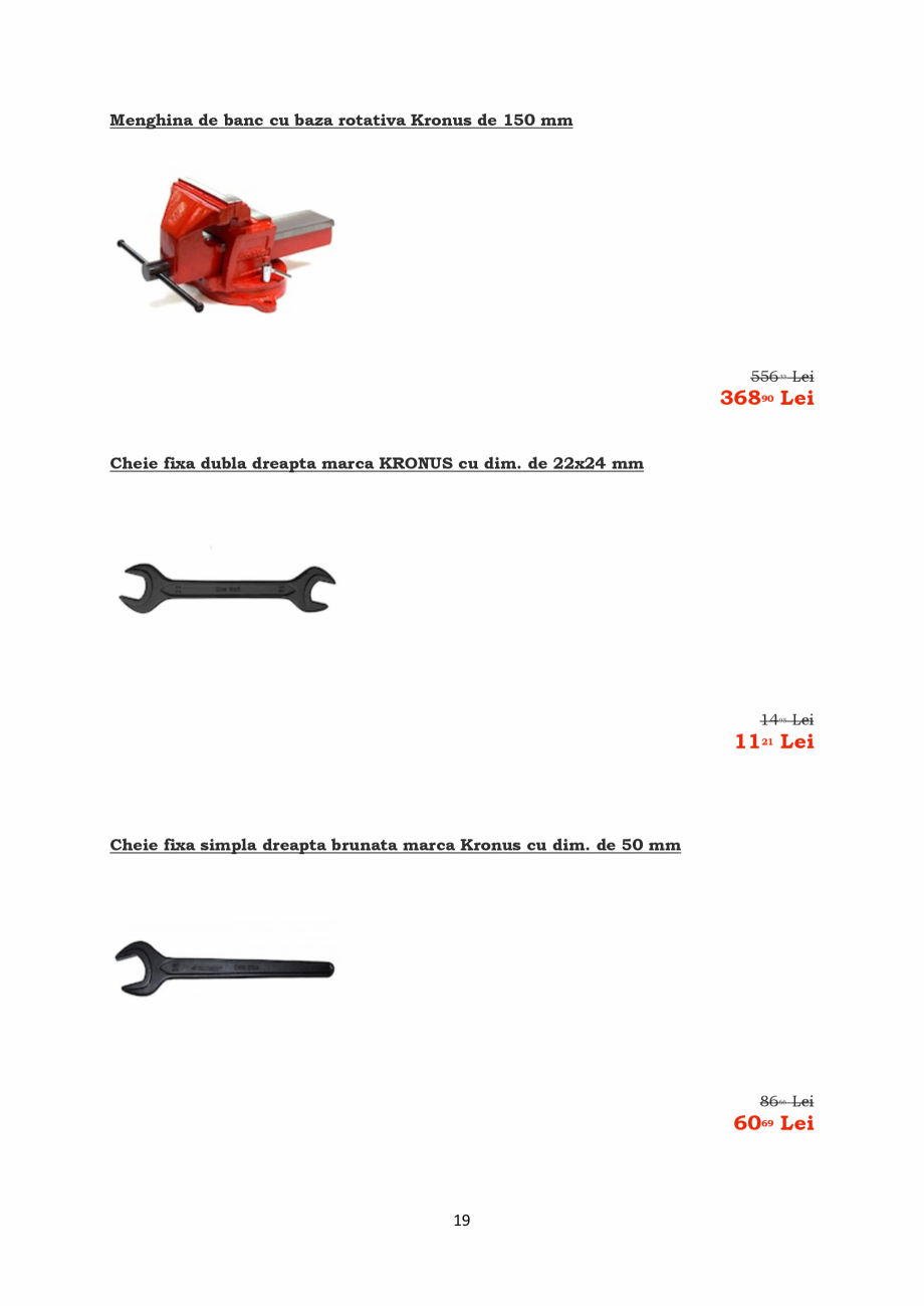 Pagina 19-PROMOTIE KRONUS TOOLS  Catalog, brosura Romana 