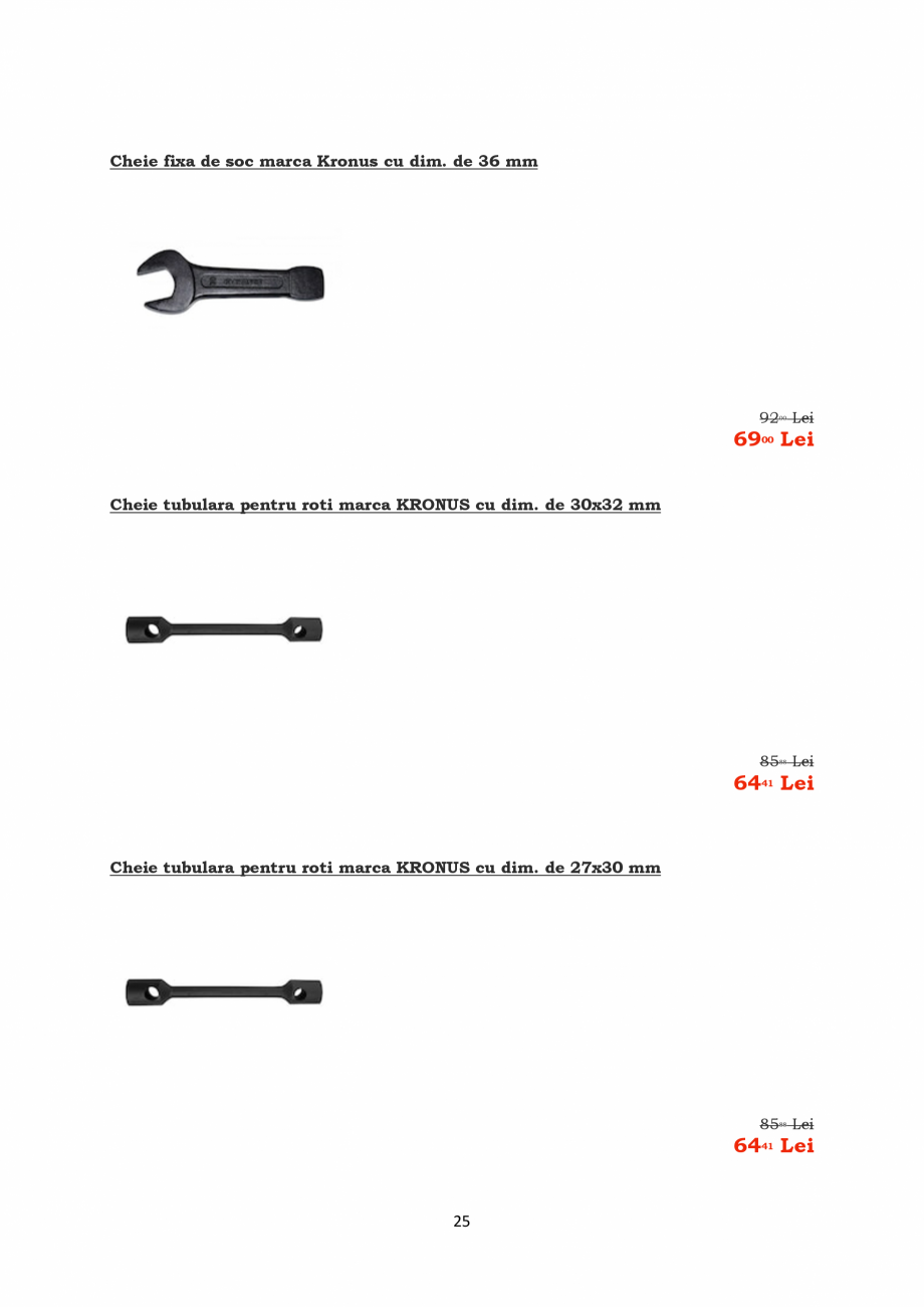 Pagina 25-PROMOTIE KRONUS TOOLS  Catalog, brosura Romana 