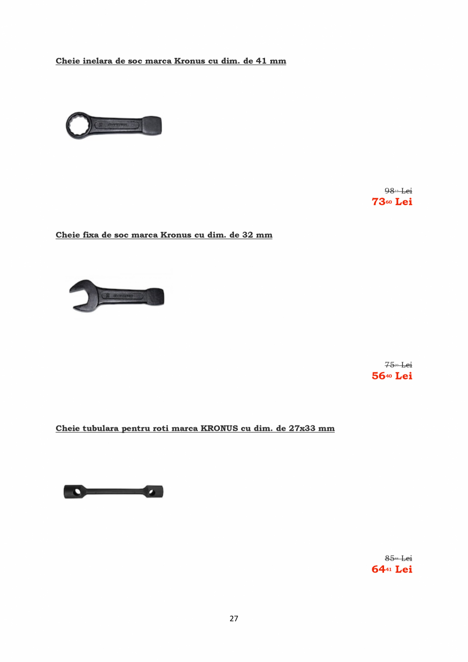 Pagina 27-PROMOTIE KRONUS TOOLS  Catalog, brosura Romana 