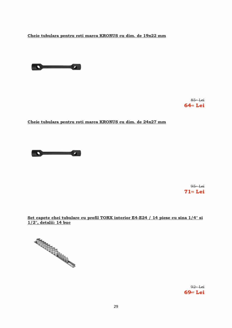 Pagina 29-PROMOTIE KRONUS TOOLS  Catalog, brosura Romana 