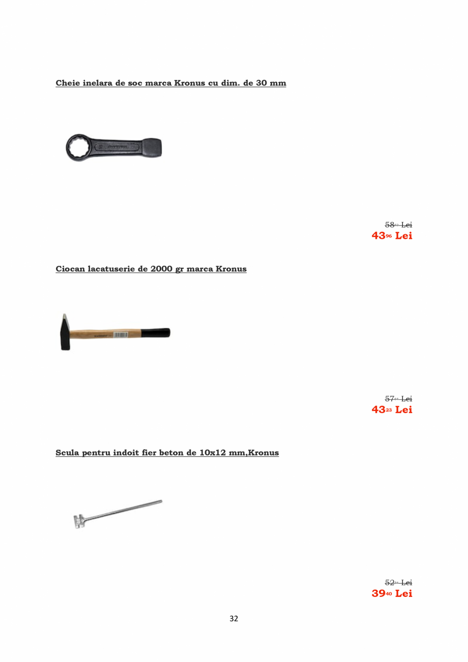 Pagina 32-PROMOTIE KRONUS TOOLS  Catalog, brosura Romana 