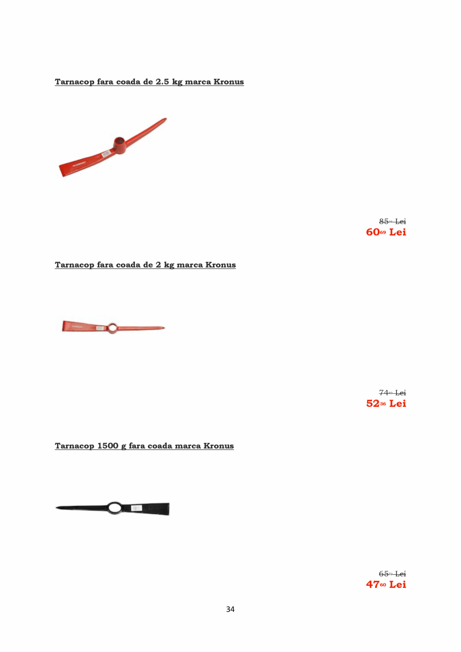 Pagina 34-PROMOTIE KRONUS TOOLS  Catalog, brosura Romana 
