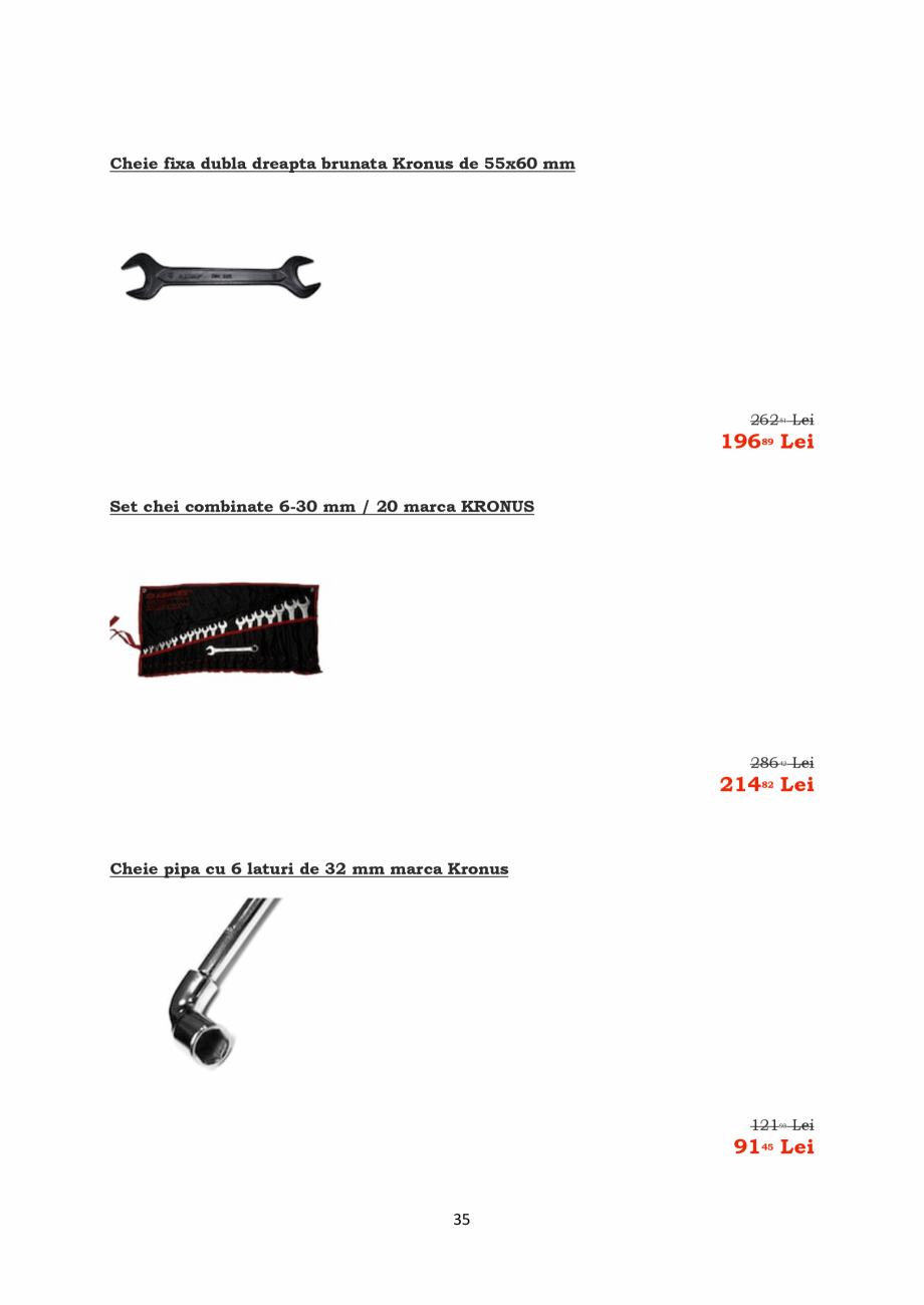 Pagina 35-PROMOTIE KRONUS TOOLS  Catalog, brosura Romana 