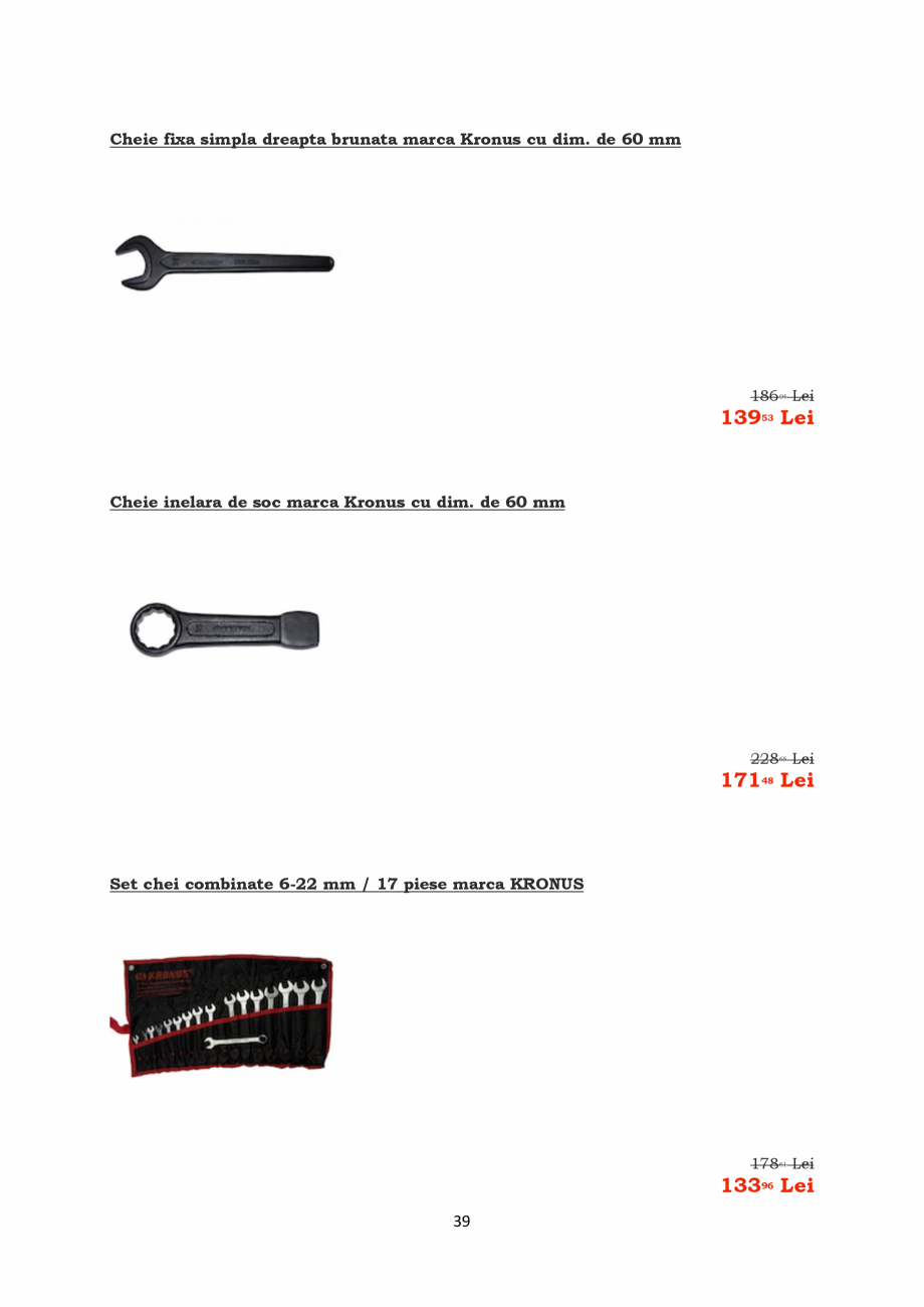Pagina 39-PROMOTIE KRONUS TOOLS  Catalog, brosura Romana 