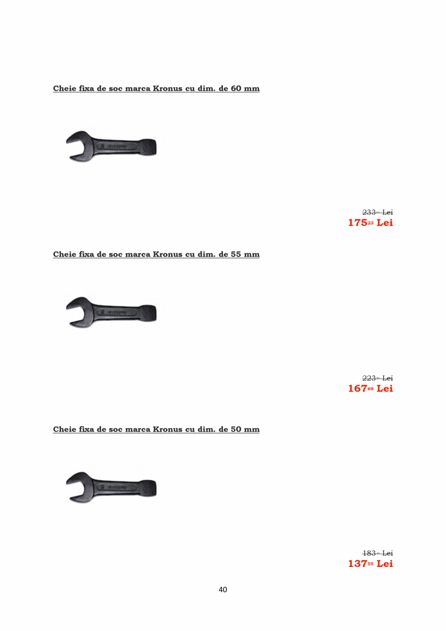Pagina 40-PROMOTIE KRONUS TOOLS  Catalog, brosura Romana 