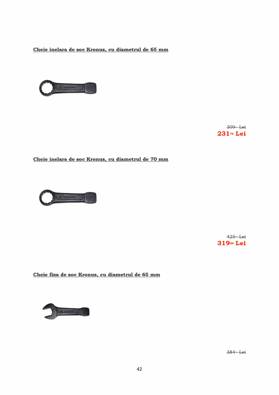 Pagina 42-PROMOTIE KRONUS TOOLS  Catalog, brosura Romana 