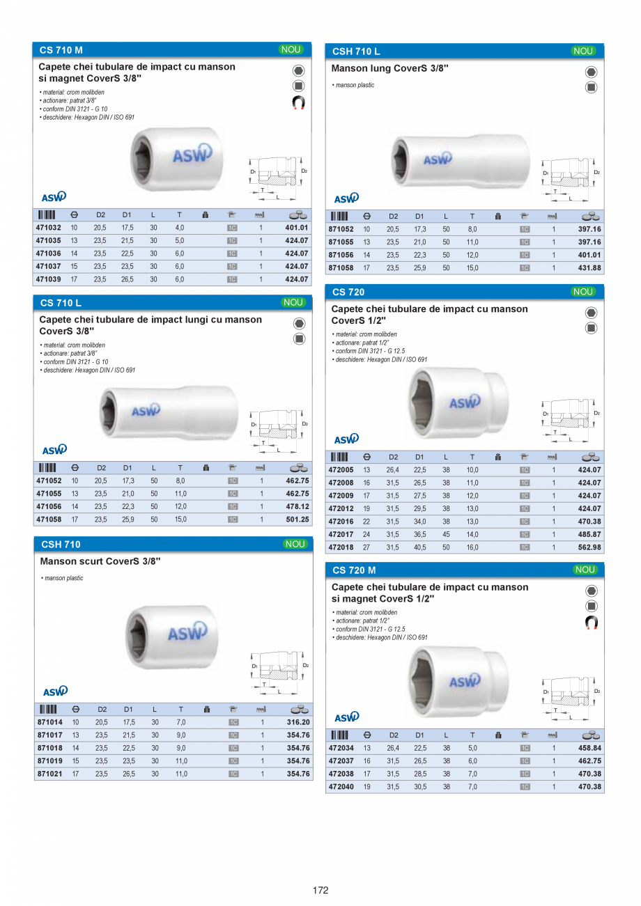 Pagina 170 - Catalog Centrul National de Scule Industrial 2021-2024  Catalog, brosura Romana 

26
...