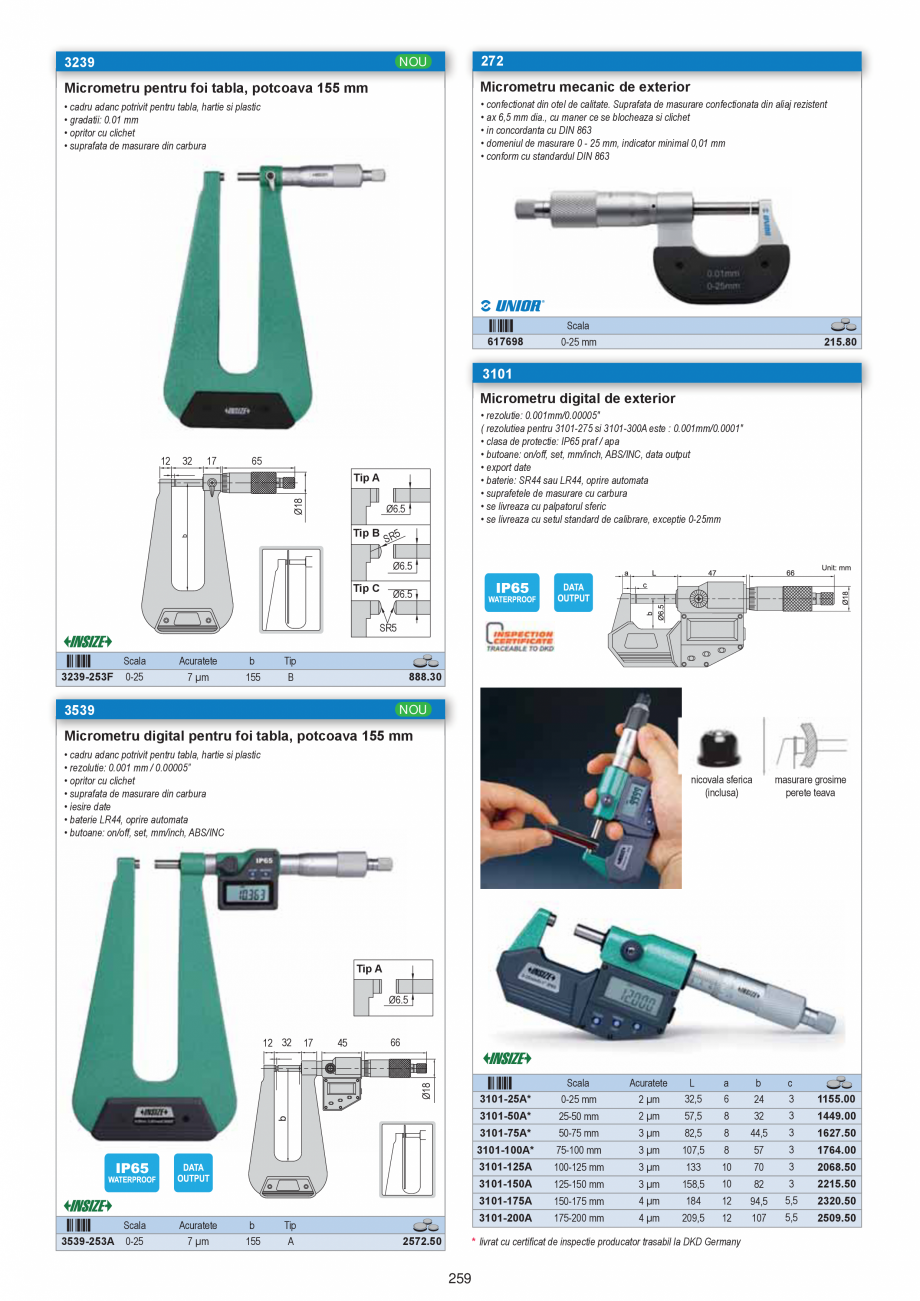 Pagina 257 - Catalog Centrul National de Scule Industrial 2021-2024  Catalog, brosura Romana 2

mm

...