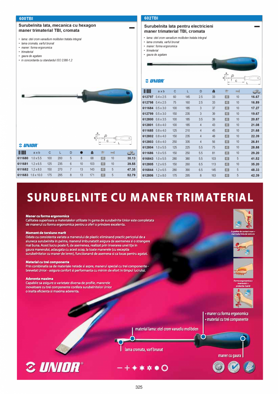 Pagina 323 - Catalog Centrul National de Scule Industrial 2021-2024  Catalog, brosura Romana ...