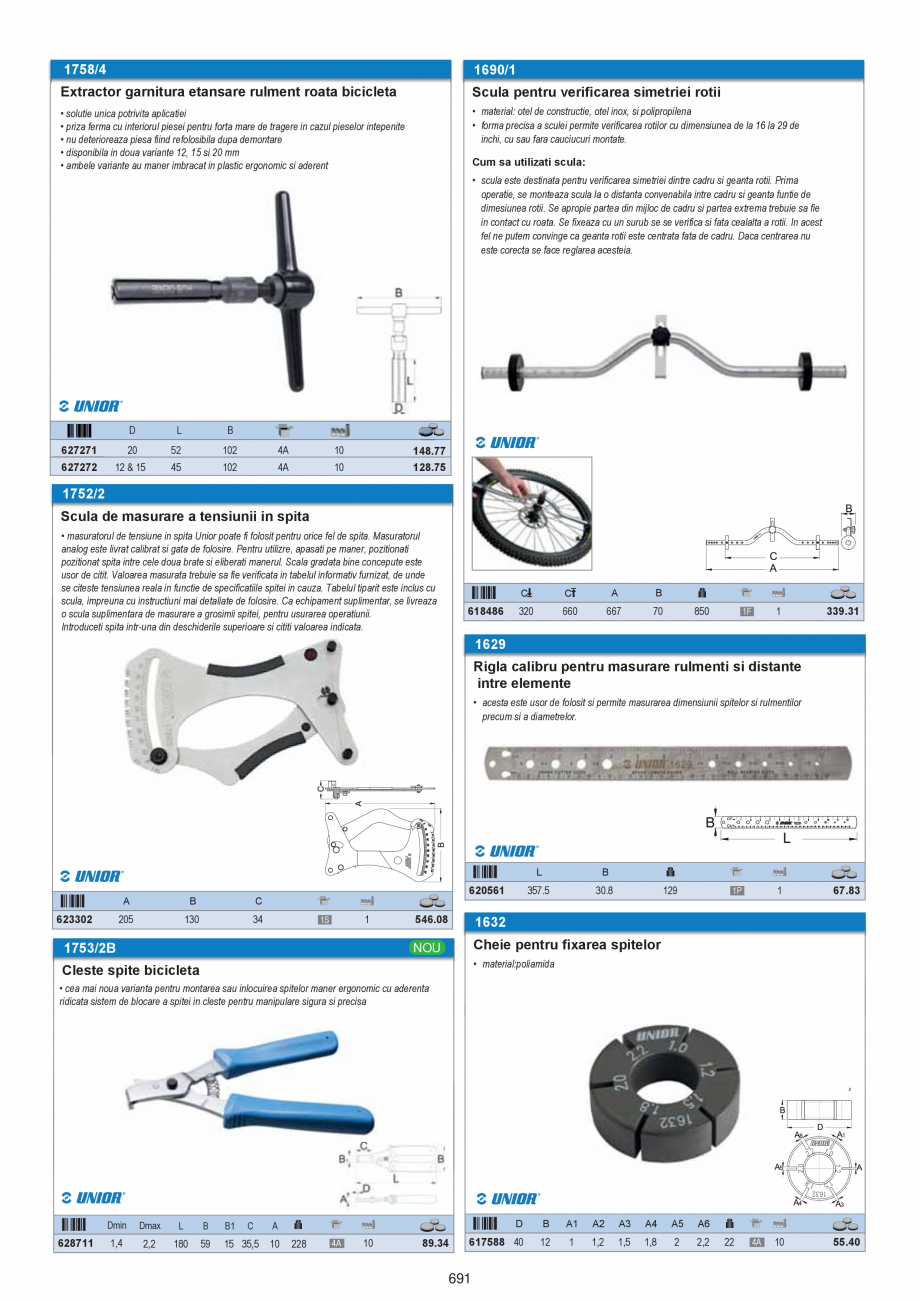 Pagina 693 - Catalog Centrul National de Scule Industrial 2021-2024  Catalog, brosura Romana er sunt...