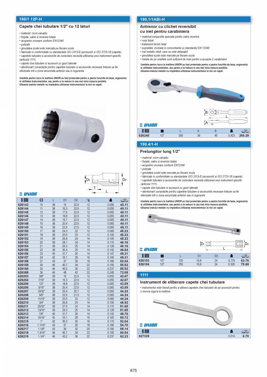Pagina 877 - Catalog Centrul National de Scule Industrial 2021-2024  Catalog, brosura Romana edie...