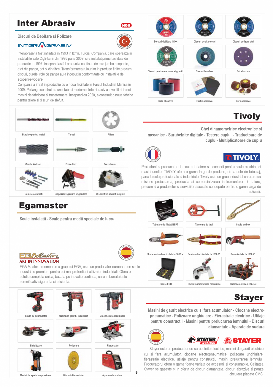 Pagina 9-CATALOG-UNIOR-TEPID-INDUSTRIAL-2025_rev5  Catalog, brosura Romana e panze
taietoare, panze...