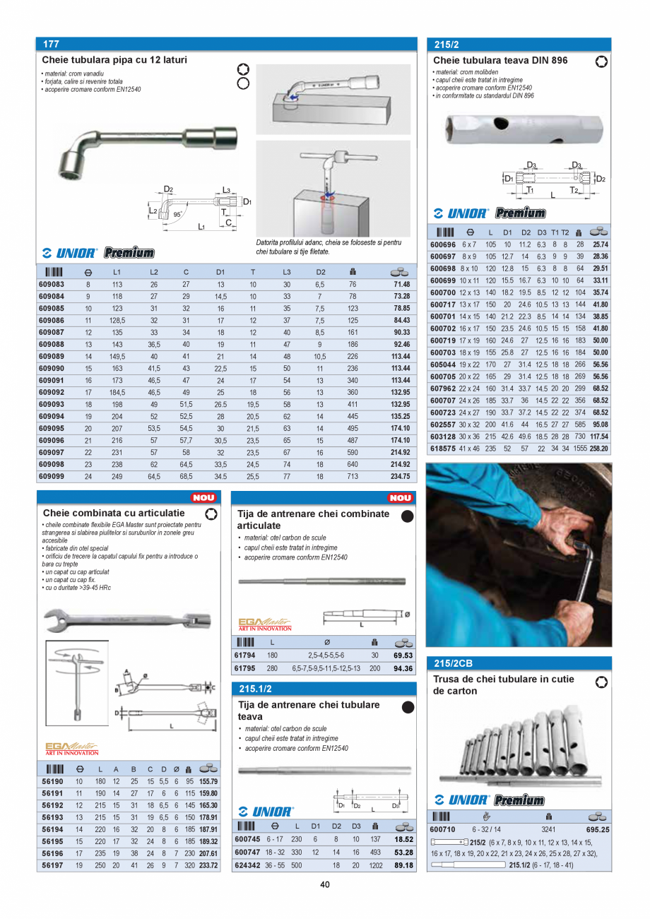 Pagina 40-CATALOG-UNIOR-TEPID-INDUSTRIAL-2025_rev5  Catalog, brosura Romana abrazive
6. Marcare si indoire: In...