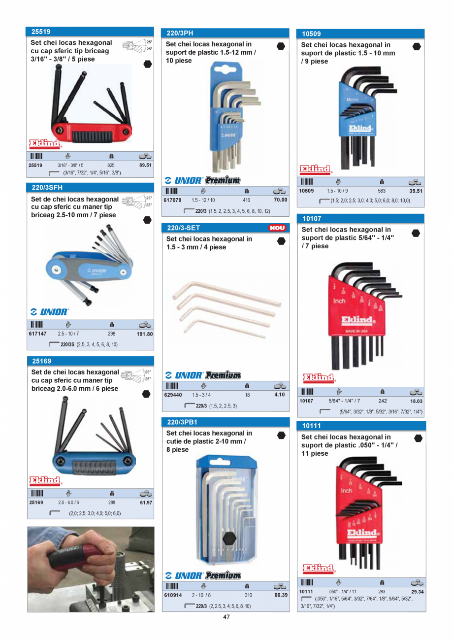 Pagina 47-CATALOG-UNIOR-TEPID-INDUSTRIAL-2025_rev5  Catalog, brosura Romana nspectia periodica a uneltelor de ...