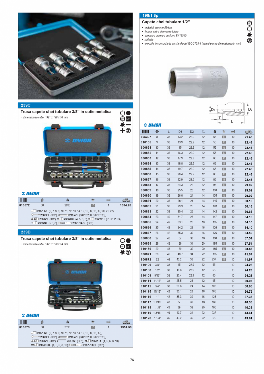 Pagina 76 - CATALOG-UNIOR-TEPID-INDUSTRIAL-2025_rev5  Catalog, brosura Romana , 15/16