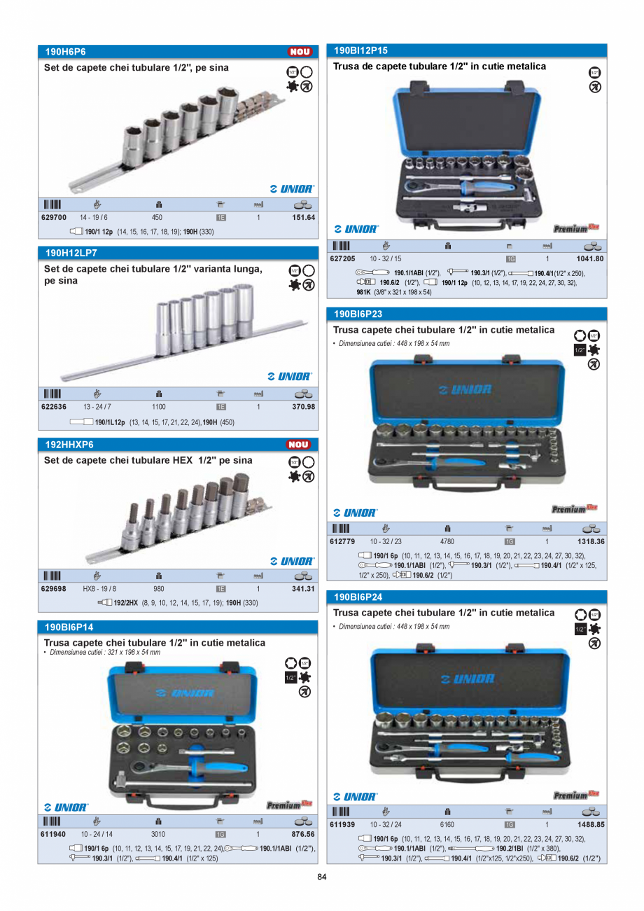 Pagina 84-CATALOG-UNIOR-TEPID-INDUSTRIAL-2025_rev5  Catalog, brosura Romana ublu cotite
in cutie de carton
...