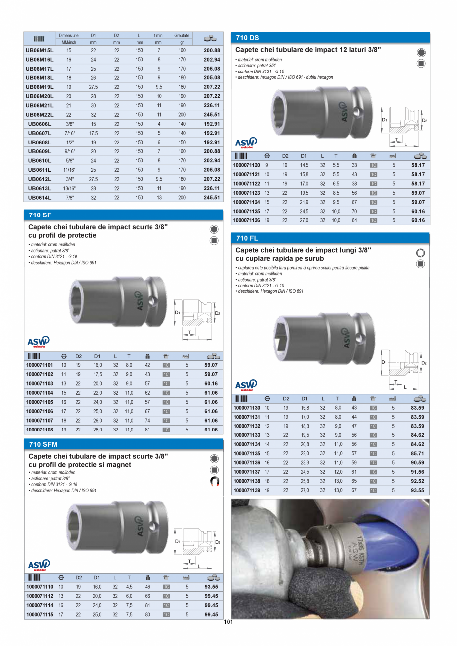 Pagina 101-CATALOG-UNIOR-TEPID-INDUSTRIAL-2025_rev5  Catalog, brosura Romana orului lateral
• 18 dinti.
...