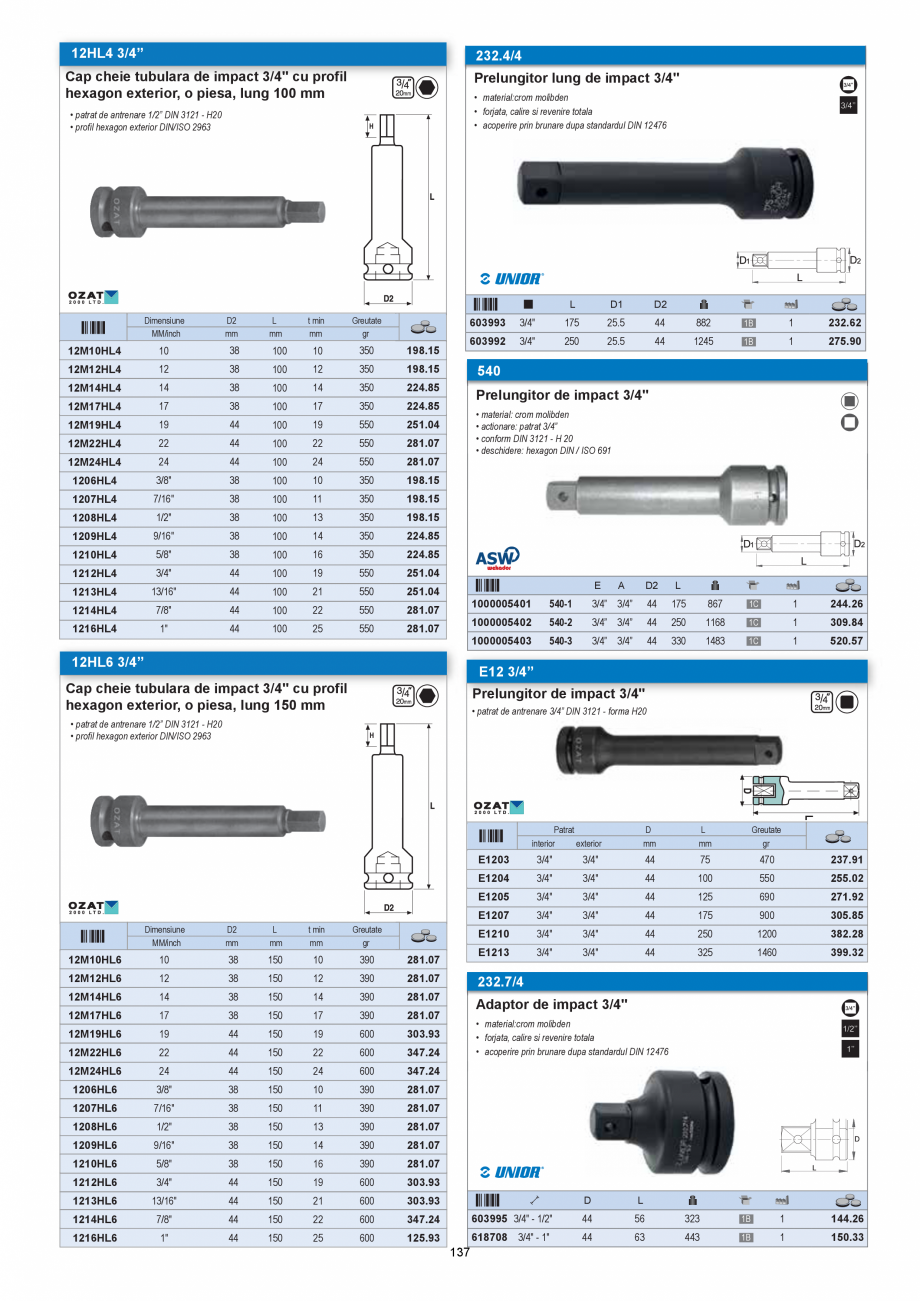 Pagina 137-CATALOG-UNIOR-TEPID-INDUSTRIAL-2025_rev5  Catalog, brosura Romana aner tip
briceag 2.5-10 mm / 7...