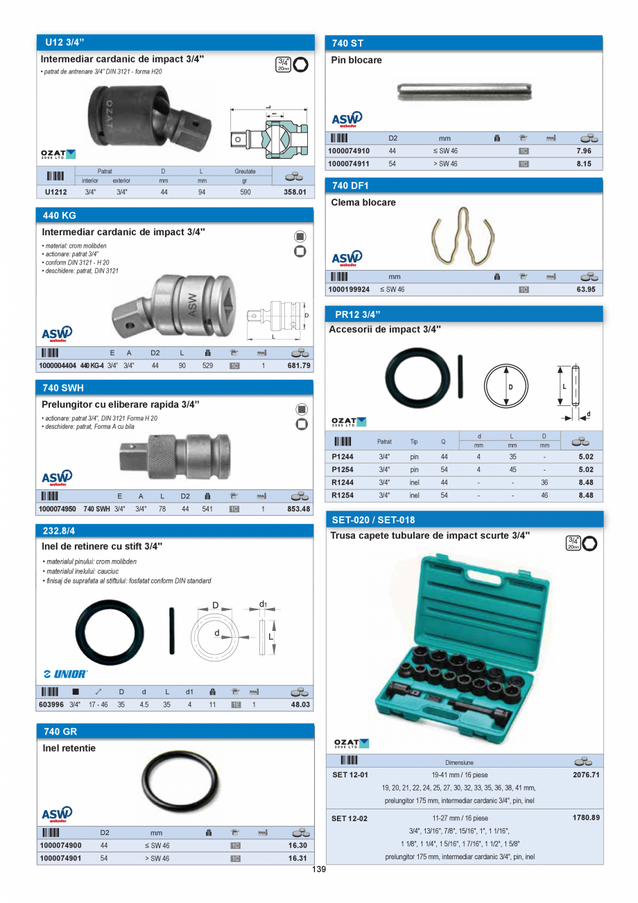 Pagina 139 - CATALOG-UNIOR-TEPID-INDUSTRIAL-2025_rev5  Catalog, brosura Romana locas hexagonal...