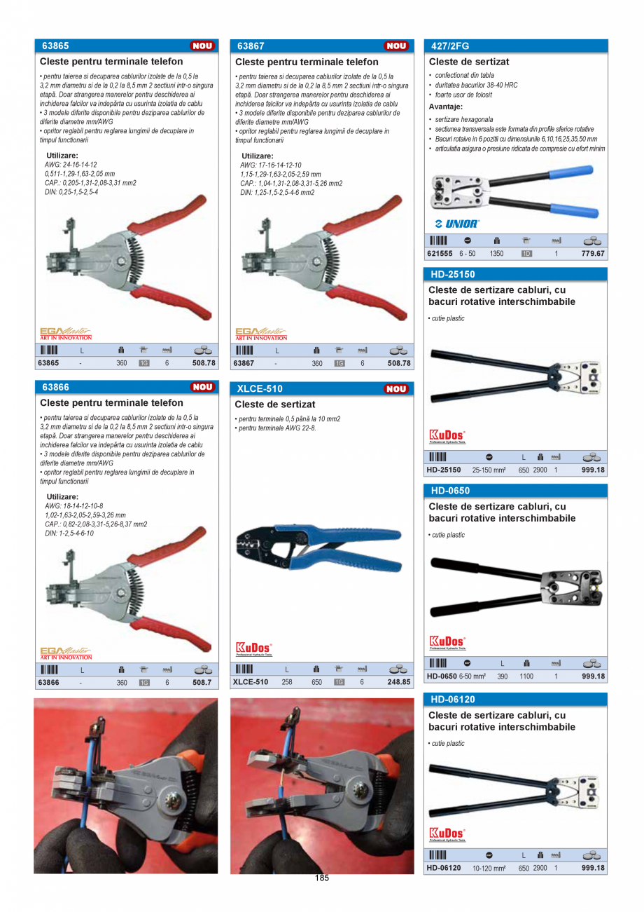 Pagina 185 - CATALOG-UNIOR-TEPID-INDUSTRIAL-2025_rev5  Catalog, brosura Romana a
• acoperire...