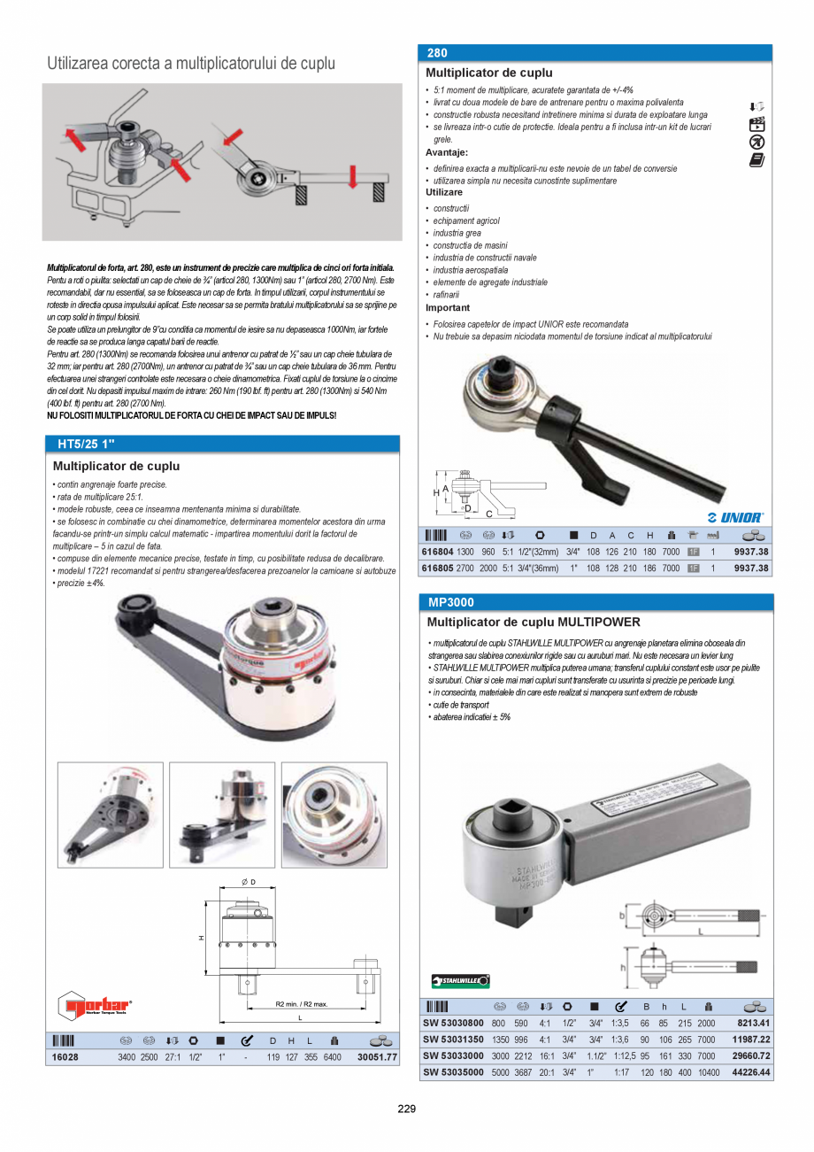 Pagina 229 - CATALOG-UNIOR-TEPID-INDUSTRIAL-2025_rev5  Catalog, brosura Romana ubulare 3/4
