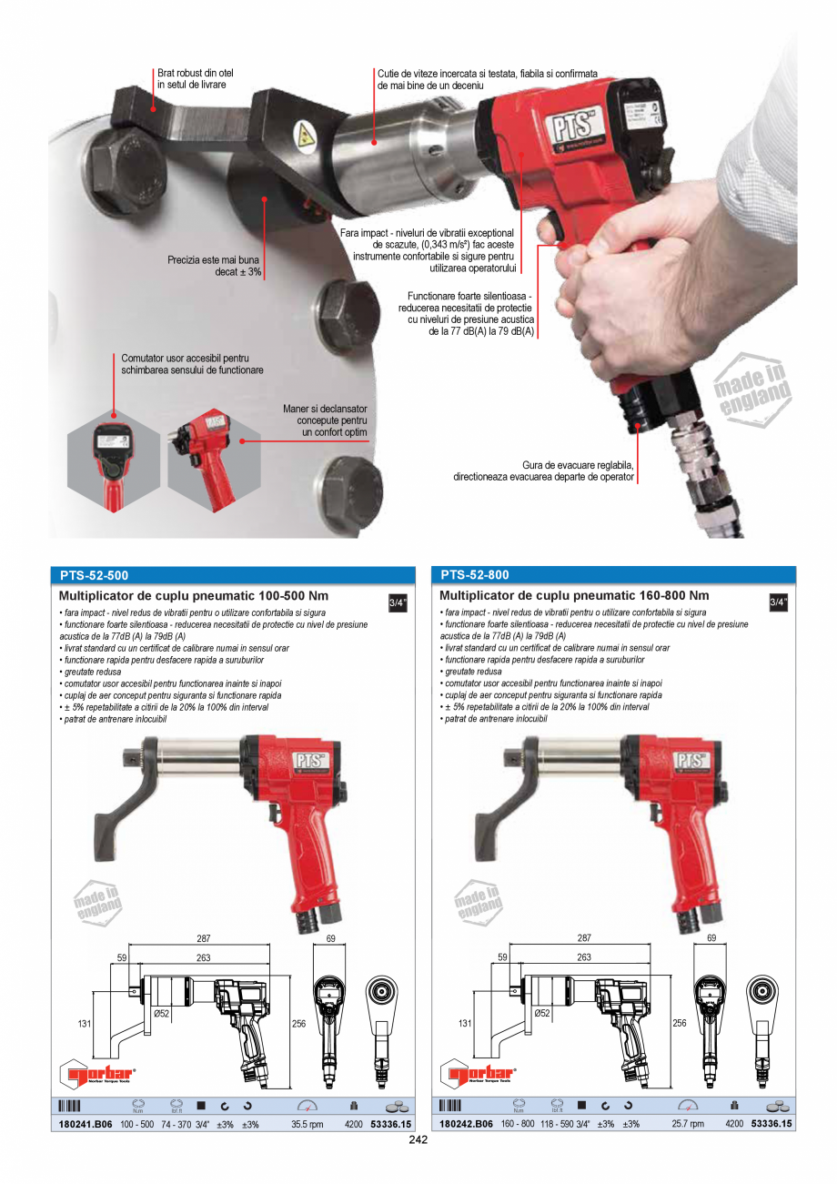 Pagina 242 - CATALOG-UNIOR-TEPID-INDUSTRIAL-2025_rev5  Catalog, brosura Romana onare: patrat 1/4”
...